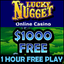 Lucky Nugget Spoils You With 1000 Credits Worth IN 1Hr Free Play + 200%