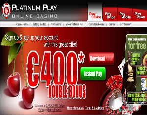 Platinum Play Casino Screen Shot