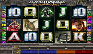 Tomb Raider - Secret Of The Sword Slot Screenshot